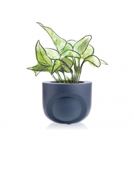 Donica Cut My Side Midnight Gray 13 cm