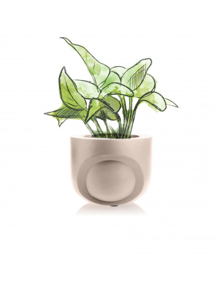 Donica Cut My Side Light Beige Poli 13 cm