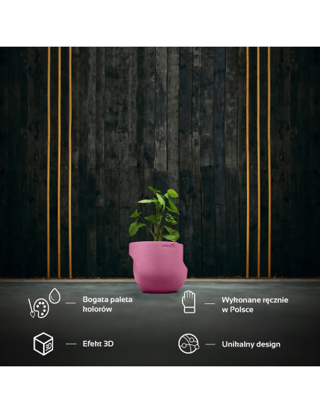 Donica Cut My Side Candy Pink Poli 13 cm