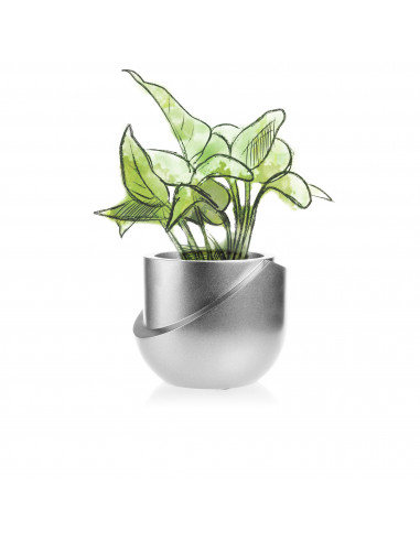 Donica Cut My Top Silver Poli 13 cm