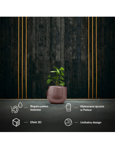 Donica Cut My Top Rose Gold Poli 13 cm