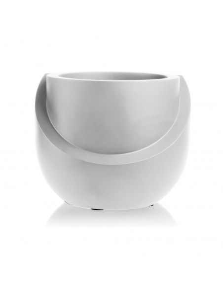 Donica Cut My Top White Poli Matt 13 cm