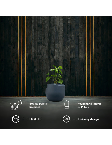 Donica Cut My Top Midnight Gray 13 cm