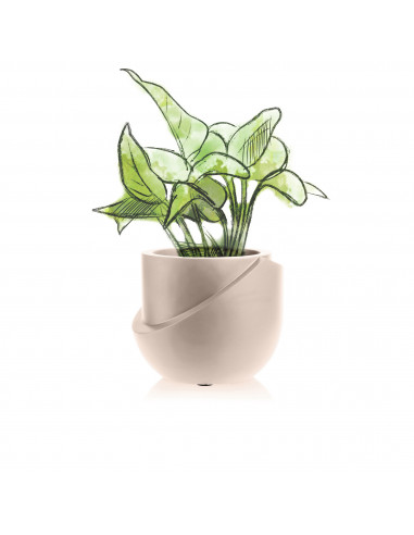 Donica Cut My Top Light Beige Poli 13 cm