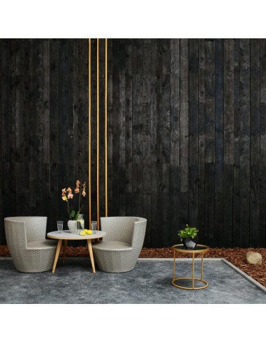 Donica Square Geometric Black...