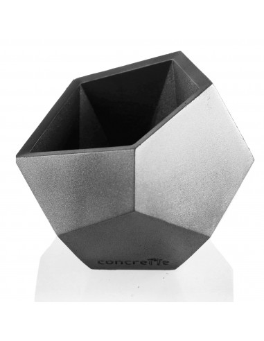 Donica Square Geometric Steel Poli 12 cm