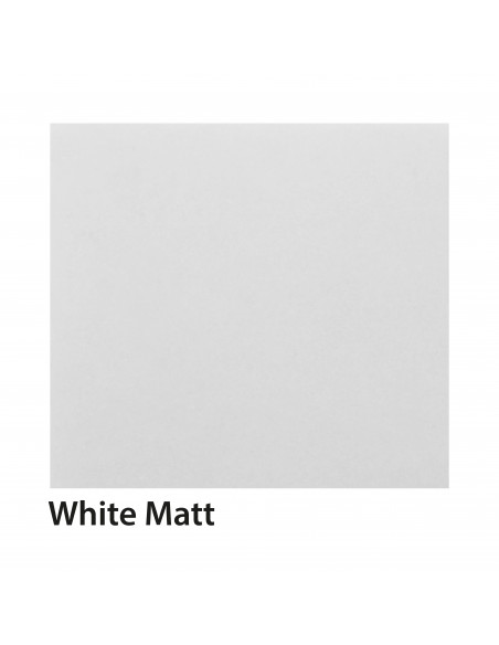 Donica Square Geometric White Poli 12 cm