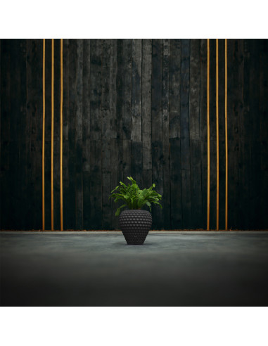 Donica Cone Black Matt Poli 10 cm