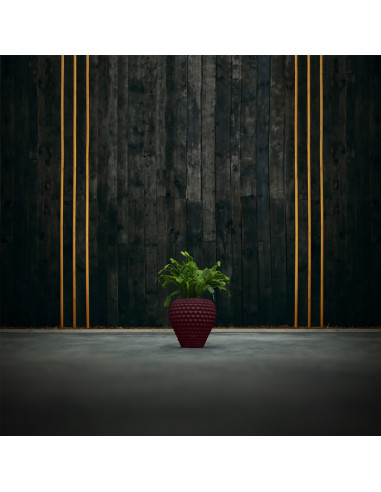 Donica Cone Maroon Poli 10 cm