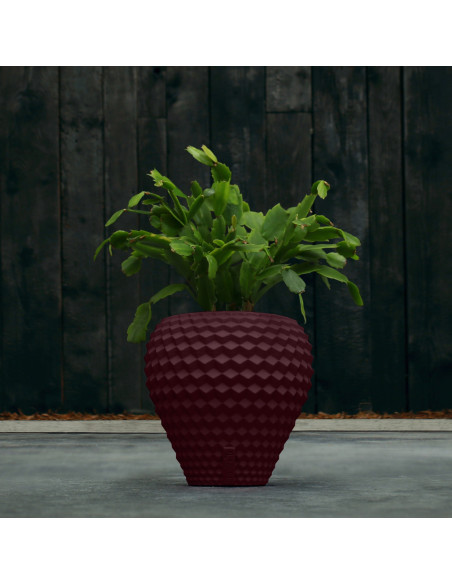 Donica Cone Maroon Poli 10 cm