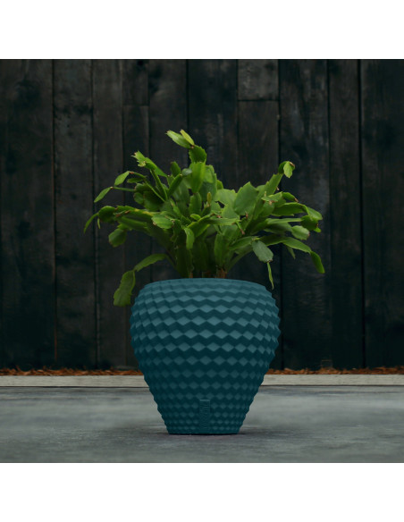 Donica Cone Dark Turquoise Poli 10 cm