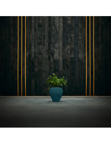 Donica Cone Dark Turquoise Poli 10 cm