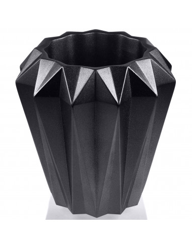 Donica Rack Black Metallic 13 cm