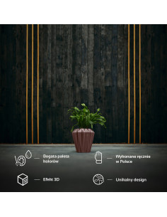 Donica Rack Rose Gold Poli...