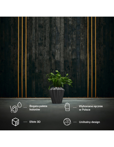 Donica Rack Steel Poli 13 cm