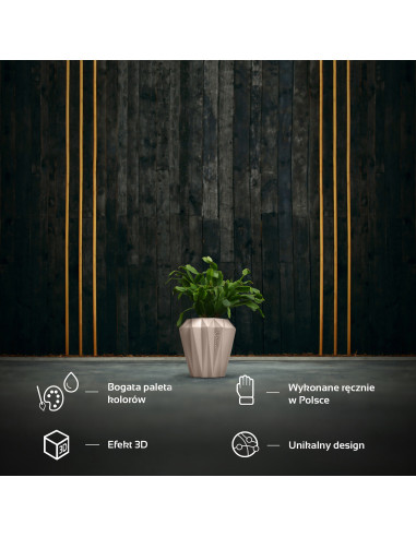 Donica Rack Light Beige Poli 9 cm