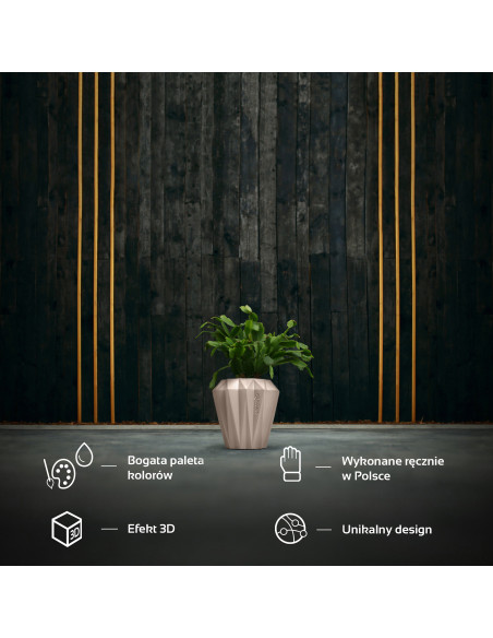 Donica Rack Light Beige Poli 9 cm