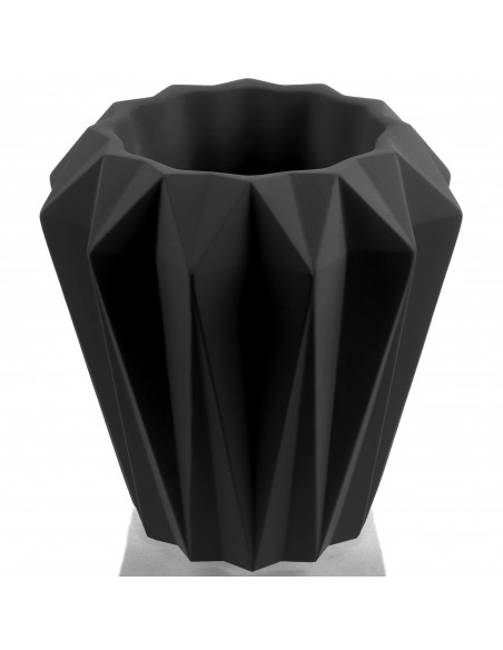 Donica Rack Black Matt Poli 9 cm