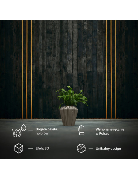 Donica Rack Brass Poli 9 cm