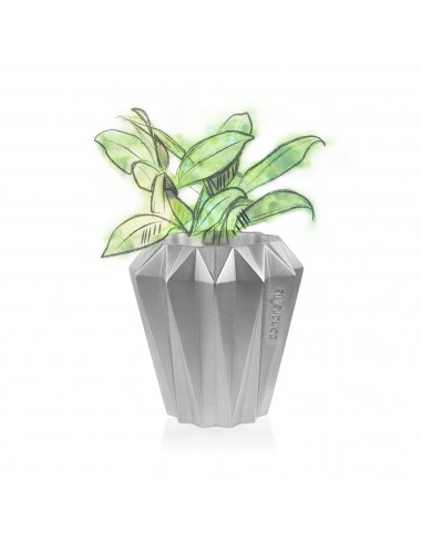 Donica Rack Silver Poli 9 cm