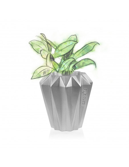 Donica Rack Silver Poli 9 cm