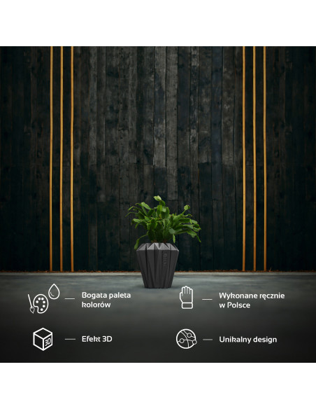 Donica Rack Steel Poli 9 cm