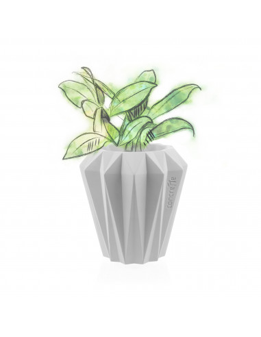 Donica Rack White Poli Matt 9 cm