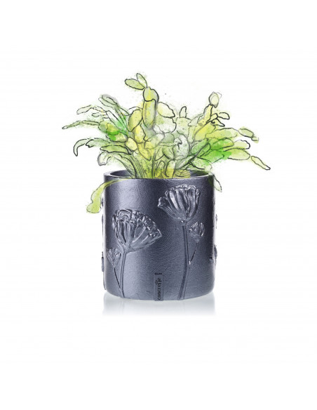 Donica Flower Deco Steel Poli 13 cm