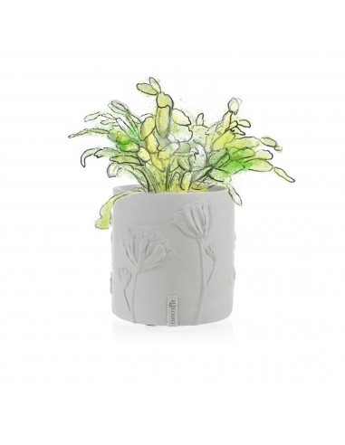 Donica Flower Deco Unpainted 13 cm