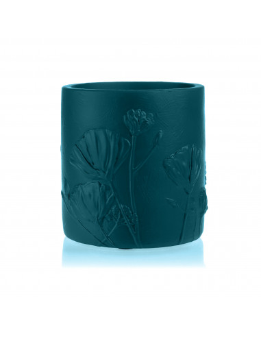 Donica Flower Deco Dark Turquoise...