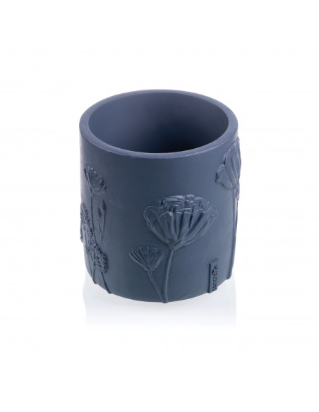 Donica Flower Deco Midnight Gray 13 cm