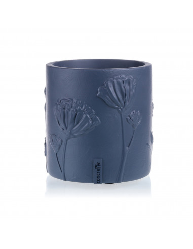 Donica Flower Deco Midnight Gray 13 cm