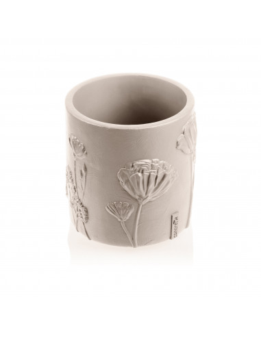 Donica Flower Deco Light Beige Poli...