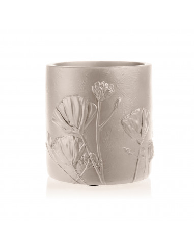 Donica Flower Deco Light Beige Poli...