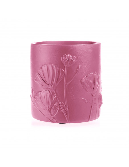 Donica Flower Deco Candy Pink Poli 13 cm