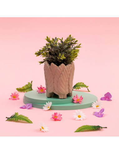 Donica Home of Nature Silver Poli 10 cm