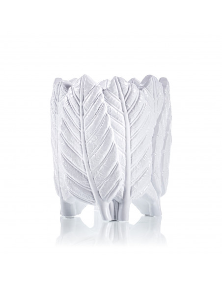 Donica Home of Nature White Poli Matt 10 cm