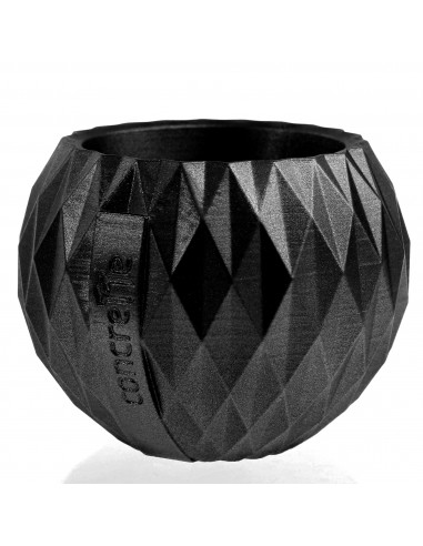 Donica Bauble Black Metallic Poli 7,6 cm