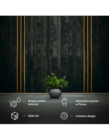 Donica Bauble Steel Poli 7,6 cm