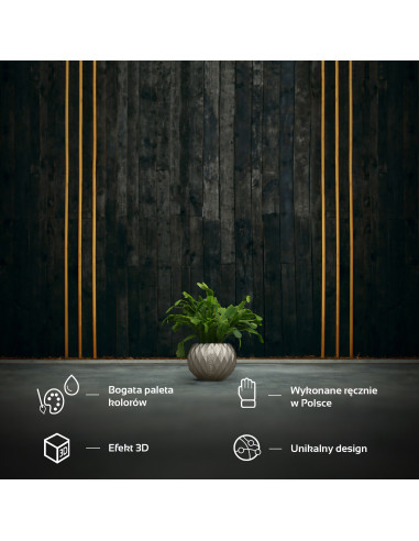 Donica Bauble Brass Poli 7,6 cm