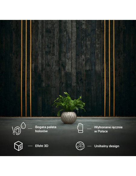 Donica Bauble Brass Poli 7,6 cm