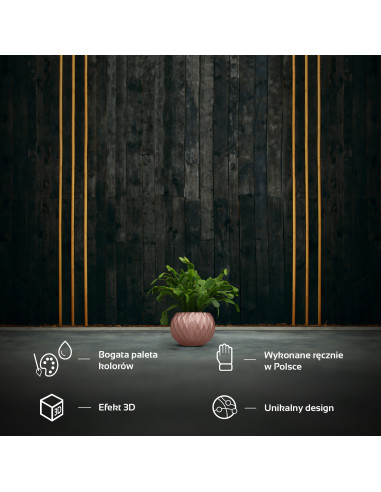 Donica Bauble Rose Gold Poli 7,6 cm