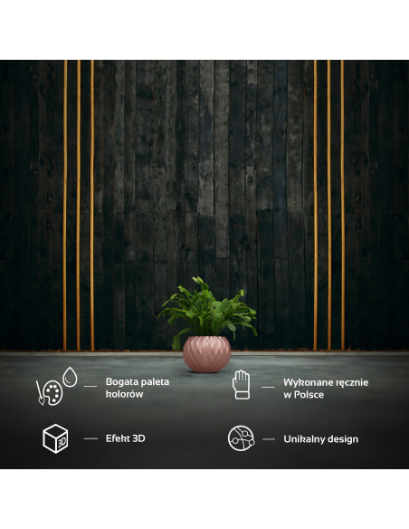 Donica Bauble Rose Gold Poli 7,6 cm