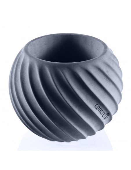 Donica Bauble Wave Midnight Gray Poli 7,6 cm