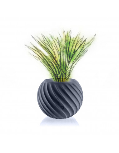 Donica Bauble Wave Midnight Gray Poli...