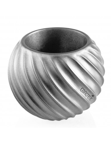 Donica Bauble Wave Silver Poli 7,6 cm