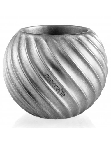 Donica Bauble Wave Silver Poli 7,6 cm