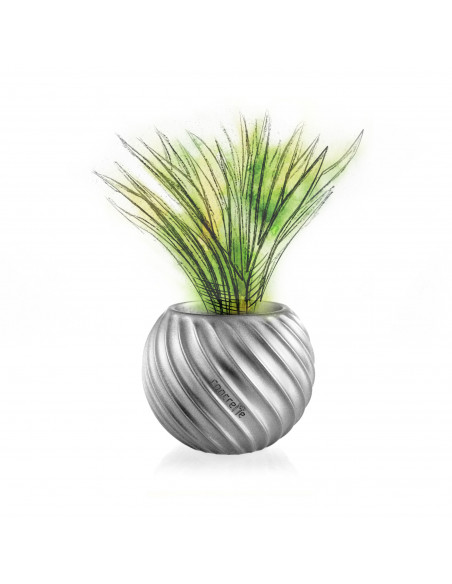 Donica Bauble Wave Silver Poli 7,6 cm