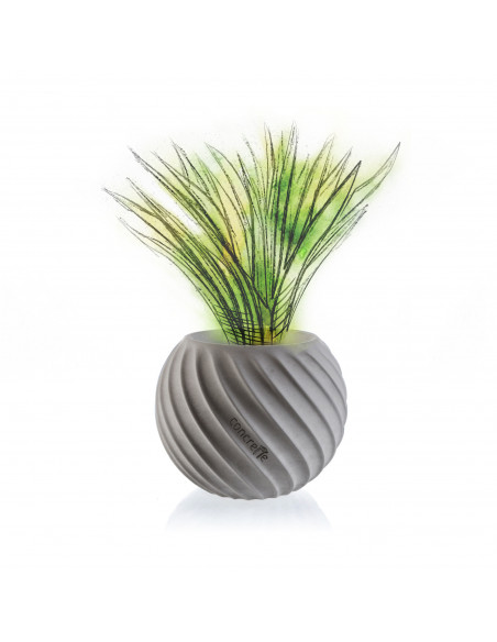 Donica Bauble Wave Unpainted 7,6 cm