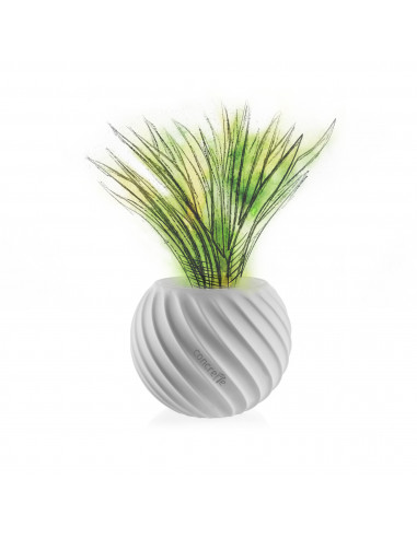 Donica Bauble Wave White Poli 7,6 cm